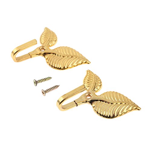 Hicello Vintage Leaf Design Wall Hooks