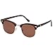 ALTEC VISION Vintage Retro Half Frame Horn Rimmed Sunglasses