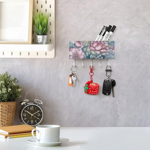Colgador de llaves de pared para organizar el pasillo familiar 8
