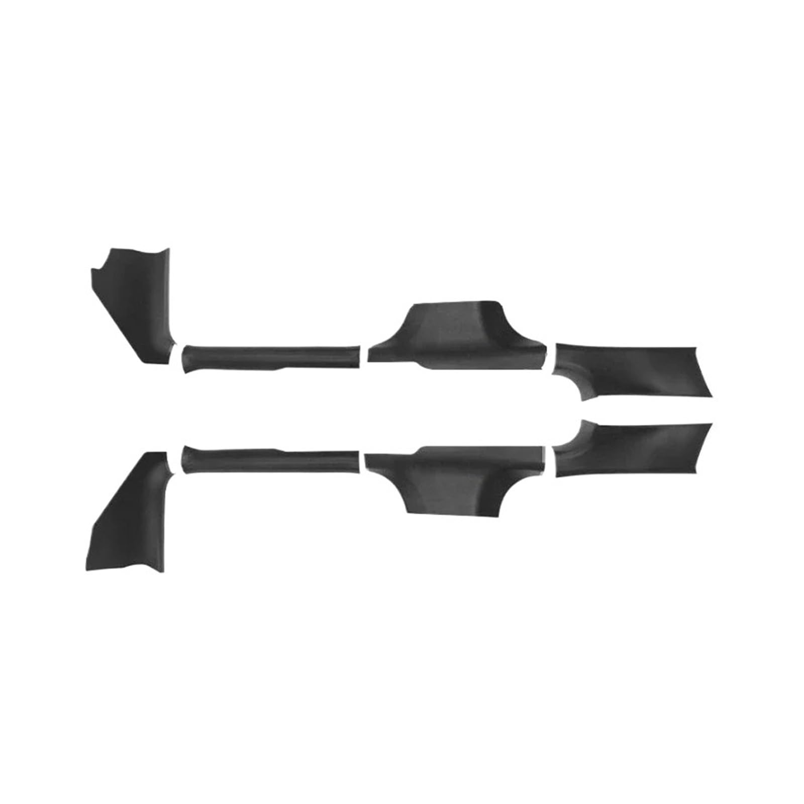 Car Interior Sticker TPE Black Built-in Threshold Bar Welcome Pedal Felt Anti Kick Modification for Tesla for Model for Y for Juniper 2025
