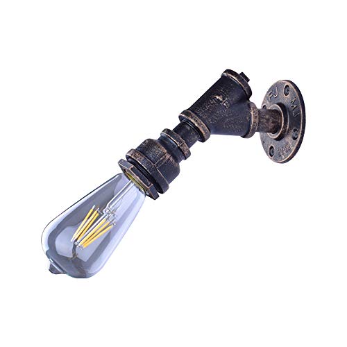 Lámpara de pared de alto gusto con diseño retro y fuente de luz E27 LED