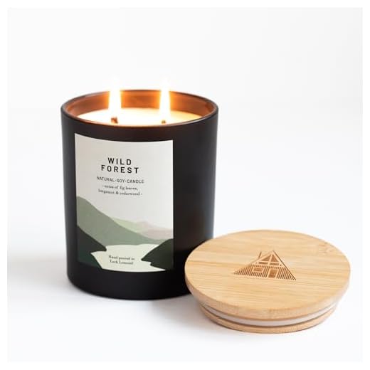 Wild Forest Vegan Scented Candle - Luxury