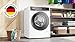 Bosch WGB244A40 Serie 8 Frontlader Waschmaschine 9 kg, 1400 UpM, Made in Germany, Speed Perfect, i-DOS mit Waschmittelscan, Iron Assist - reduziert Knitterfalten, Mini Load, Home Connect, Weiß