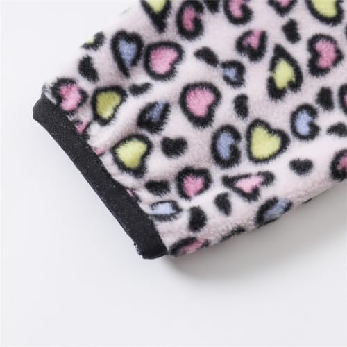 Image of LittleSpring Girls Boys Fleece Jacket Zip Up Lightweight Printing