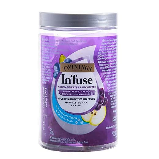 Twinings In‘fuse Heidelbeere, Apfel & Johannisbeere 12 x 2,5g Beutel zum Kaltaufgießen