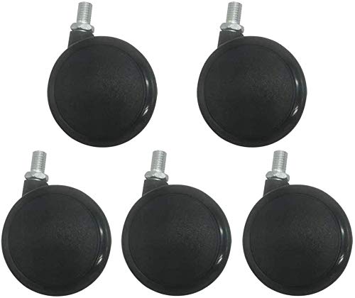 Roulettes pivotantes robustes Lot de 4 petites roulettes en caoutchouc avec vis pour meuble