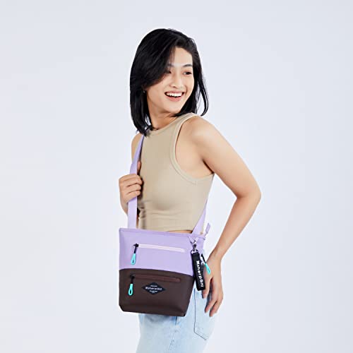 Image of Sherpani Sadie, Nylon Crossbody Bag, Lightweight Shoulder Bag, Cross Body Purse, Crossbody Bags for Women, Travel Bag, RFID Protection WITHOUT Coin Purse (Lavender)