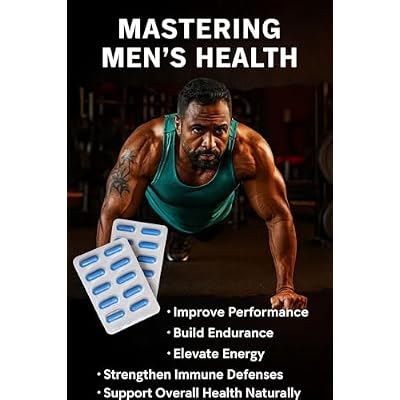 Mens Vitality & Energy Support Herbal Formula for Stamina & Endurance Natural Daily Wellness Supplement 20 Pack