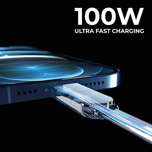 Rolling Square inCharge XL 30cm, USB C Charger Cable, Lightning Cable for Smartphone Universal Cable Charger 6 in 1, USB Plug - Image 4