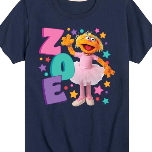 Sesame Street - Zoe - Toddler and Youth Short Sleeve Graphic T-Shirt3