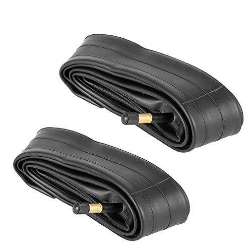Geofray Tubo Interior de Bicicleta 700X35C / 38C / 40C / 43C con Válvula Schrader de 48 Mm, Paquete de 2 Tubos de Neumático de Bicicleta para Bicicleta de Carretera 700C