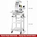 Smartstitch S-1001 Upgraded Embroidery Machine with 10 Needles, 1200SPM Max Speed, 7