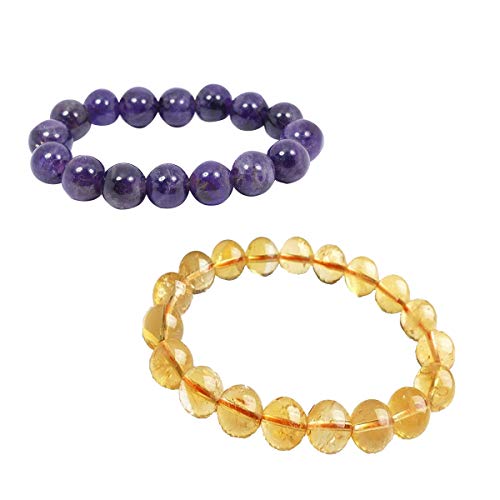 Bracelet d'améthyste et citrine Frienemy-1072, un cadeau de bien-être idéal