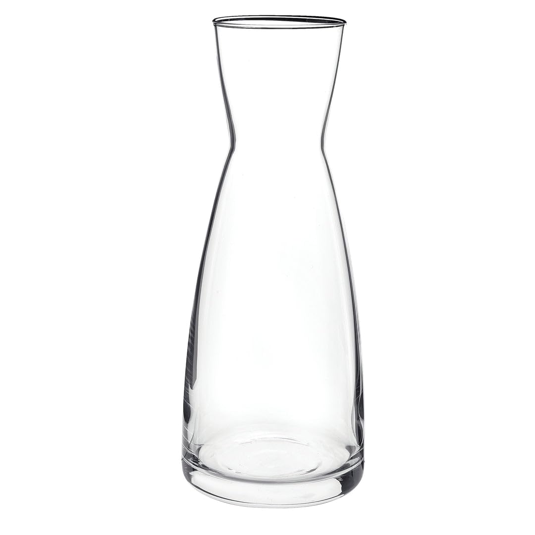 Bormioli Rocco Glass Vase 25.5 Cms 1 Pc, Ypsilon Caraffa Transparent Flower Vase Big Size for Home Decoration (Tall & Large Vase) 4