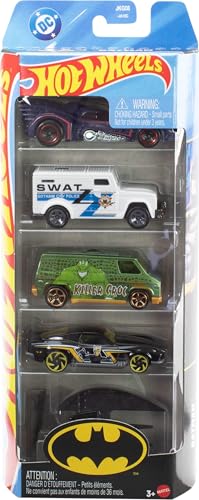 Hot Wheels 5-Pack de Vehículos Batman a Escala 1:64 miniatura 6