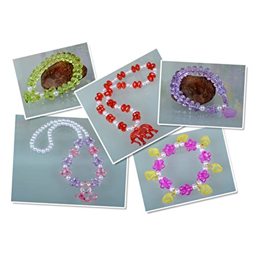 TOYANDONA 2 Peças 24 miçangas coloridas para fazer joias brinquedos miçangas para fazer joias infant