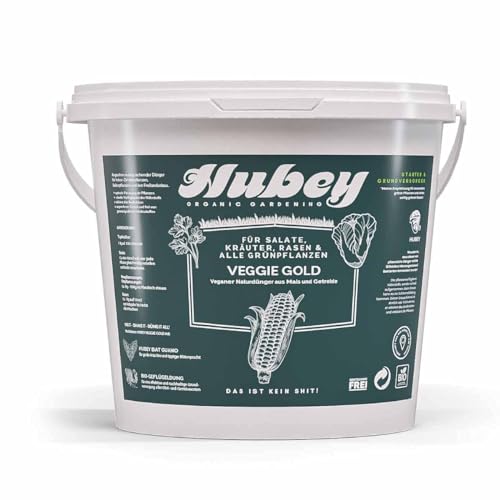 Hubey Veggie Gold – Fertilizzante organico NPK fermentato – con microorganismi efficaci EM per la costruzione di humus – Bokashi Ferment (2,5 Kg)