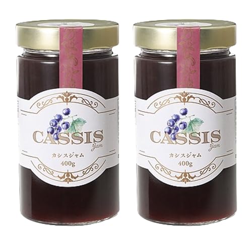 【販路限定】カシスジャム 400g 2個 プレザーブスタイル 果実感たっぷりのカシスジャム