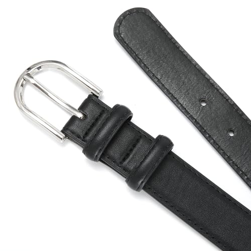 WELROG Kids Belts for Boys and Girls PU Leather Belt for School Uniform Casual Jeans Age 6-10 Years4