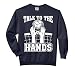 Funny Volleyball Gift For Boys Girls Cool Talk To The Hands Comfort Colors Adult Sweatshirt