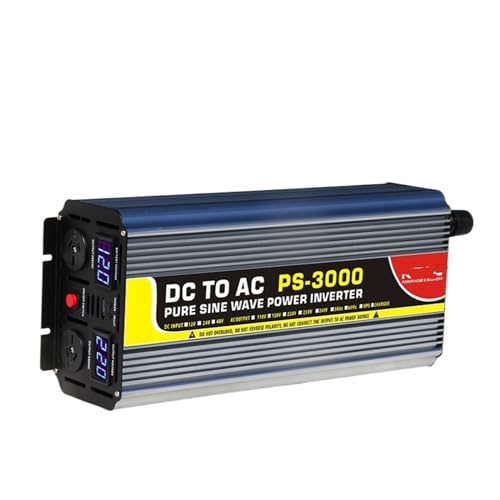Onduleur pure sinus 3000W 48V 220V convertisseur de tension pour installation solaire de maison