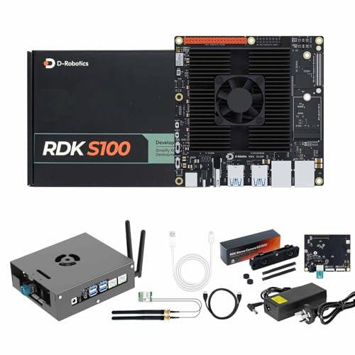 Image of Yahboom RDK S100 80TOPS Performance-Enhanced,Python Programming, with Binocular Depth Camera,1280x1080@120FPS for Robot Vision Motion Detection