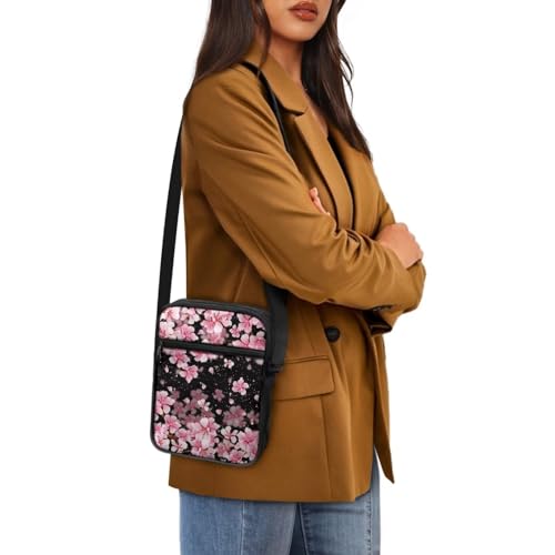 Suobstales Messenger Bag for Men Women Canvas Purse Crossbody Shoulder Bag Casual Sling Pack for Work Business Sport Travel4