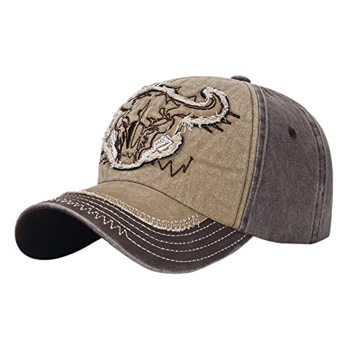 Gorra vintage para mujer, gorra de béisbol, informal, deportes al aire libre, visera N Roll, c, Talla única