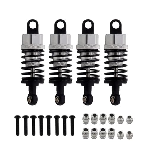 RC�V���b�N�A�u�\�[�o�[ Compatible With Tamiya For TT01 For TT02 RC�J�[�A�b�v�O���[�h���������p�A���~�����I�C���[�U�V���b�N�A�u�\�[�o�[(Silver)