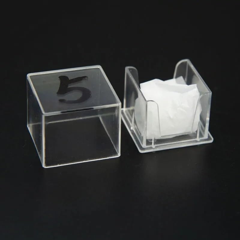 Lab Microscope Accessories 100pcs Round Microscope Glass Slide Cover Slips Blank Slides Coverslip Thickness 0.13-0.17mm 1 Box, 3 4 5 6 8mm(6mm)