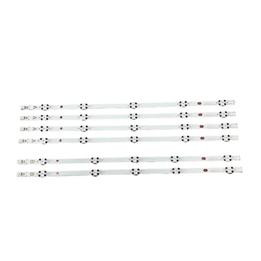 6 Stück LED-Hintergrundbeleuchtung Passend For BUSH For DLED49287FHD For Telefunken D49F283M3CI D49F279N3CW LT49V4200 TE49283N25F1C10D VES490UNDL-2D-N11