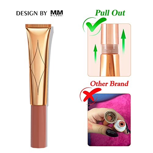 Liquid Blush Beauty Wand, Face Concealer Contouring With Halo Glow Liquid Filter Long Lasting & Smooth Matte Finish Liquid Illuminator Makeup Stick (02 Peach Pink) #TOP2