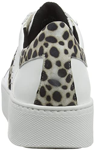 Geox D Skyely E, Sneakers Donna, Bianco, 41 EU