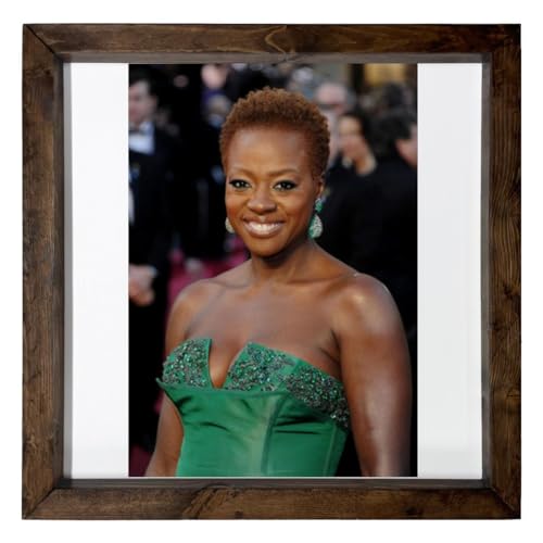 Boss Hog Viola Davis - 12X12 Full Color Photo Sign with Wood Frame PTR #G336068