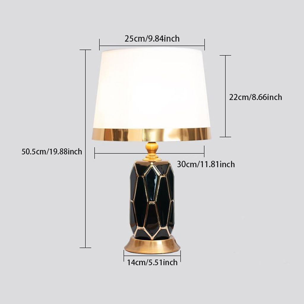desk lamp Lampa na biurko kreatywna nowoczesna ceramiczna lampa stołowa lekka luksusowa lampka nocna do sypialni gabinet lampa dekoracyjna na biurko lampa Led table lamp