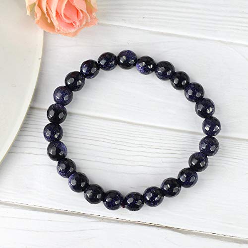 Image of Reiki Crystal Products Natural Crystal Stone 8 mm Faceted Diamond Cut Beads Bracelet for Men & Women | Reiki Charged Gemstone Bracelet | Multiple Stone Variants Available