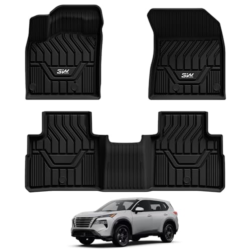 3W TPE Floor Mats for Rogue 2021-2026