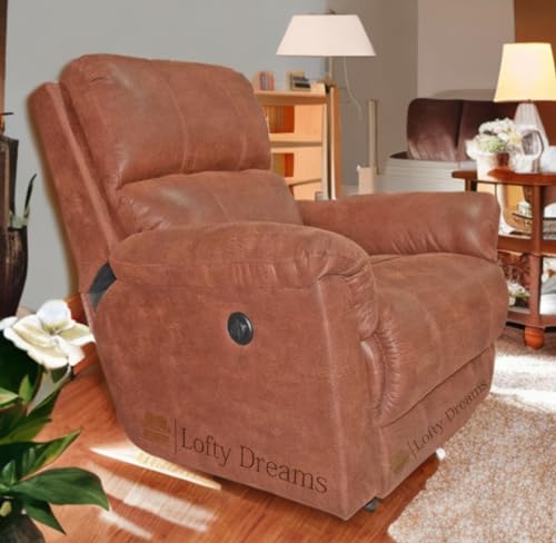 Image of Automatic Recliner Sofa 1 Seater - Luxurious Design, Plush Support, Durable Build, and 5-Year Warranty for Ultimate Comfort