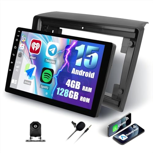 SIXWIN 4+128G Android 15 Autoradio pour Fiat DUCATO 2010/Citroen Jumper/Peugeot Boxer, avec Carplay Android Auto, IPS Écran Tactile 9’’ Poste Radio...