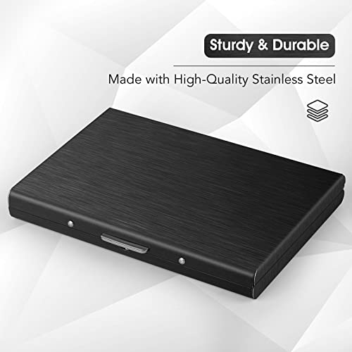 Maxgear Metal Credit Card Holder, Slim Card Wallet For Women Men, Rfid Blockig Business Card Holder Protector, Stainless Steel Credit Card Wallet #TOP5