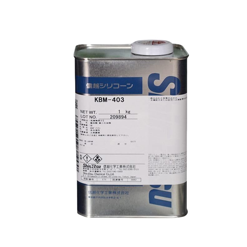 Shin-Etsu KBM-403 Agente di accoppiamento silano a base d'acqua Titanato ad alta temperatura in metallo per 1 kg