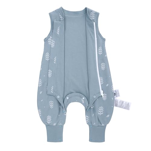Image of Miracle Baby Sleep Sack with Feet, 1.0 TOG Wearable Blanket for Toddlers, Sleeveless Baby Sleeping Bag with Leg Openings