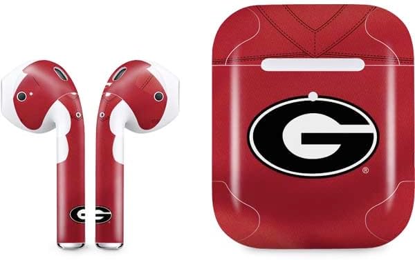 Skinit Decal Audio Skin Compatible with Apple AirPods 2 - Officially Licensed University of Georgia Bulldogs Design