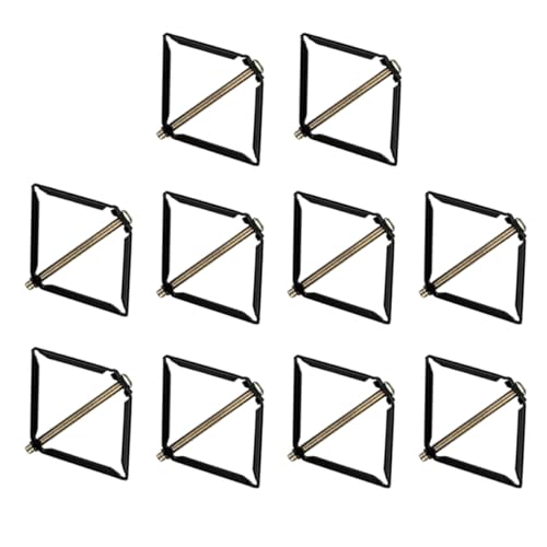 Veemoon 10pcs 86 Type Electrical Outlet and Switch Repairer Kit Screws, Junction Box Cassette Repair Tool for Wall Socket Fixing and Box Stabilizing in Home Electrical Maintenance