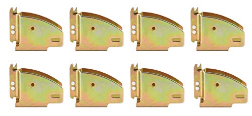 Atptool E Track Wood Beam Socket Fittings,E Track Beam Socket,E-Track Accessories Wood Beam Brackets,Cargo Storage Lumber Bracket For Cargo Control, Shelf Brackets,Cargo Trailer (8) #TOP3