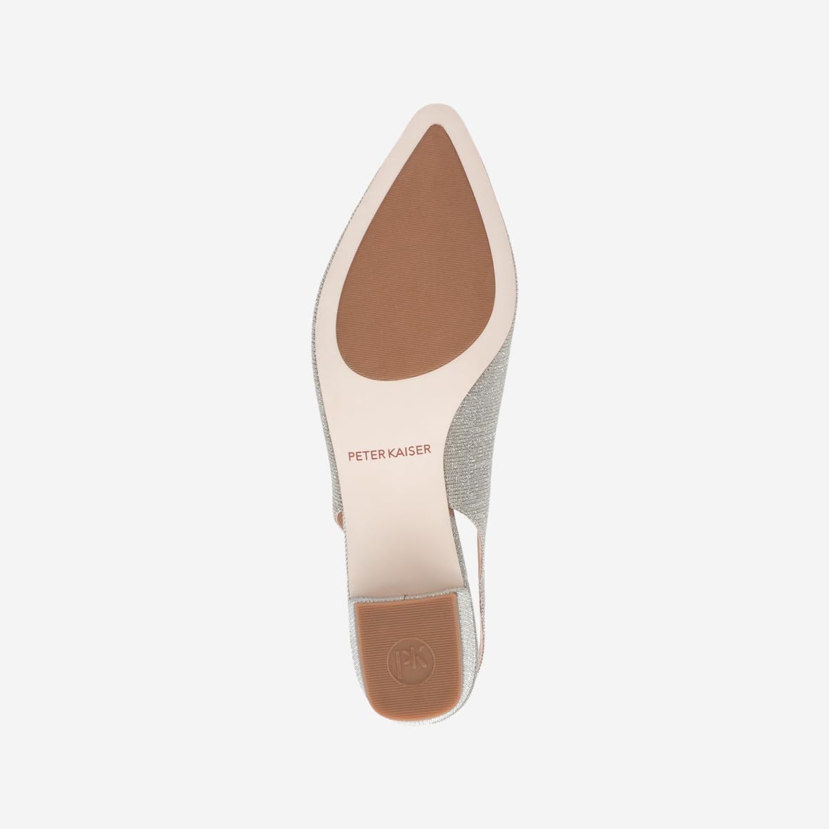 Peter Kaiser Damen - Peeptoes & Slingpumps 79442 in metallic Textil
