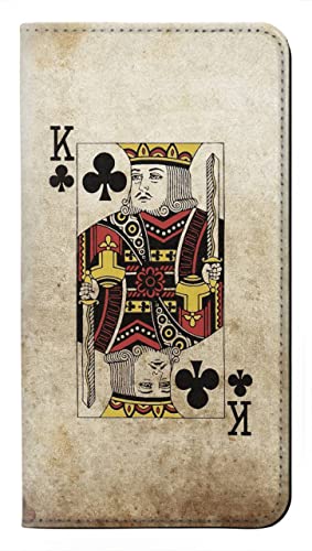 Housse Cuir Samsung Galaxy A37 avec Motif Poker King Card