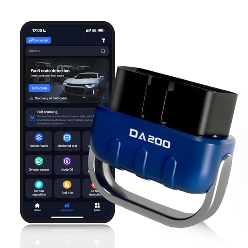 Bluetooth OBD2 Scanner Diagnostic Tool with AI Repair Guides, Wir...