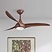 MINKA-AIRE F844-DK Light Wave 52 Inch Ceiling Fan with LED Light Kit, Brown Distressed Koa Finish