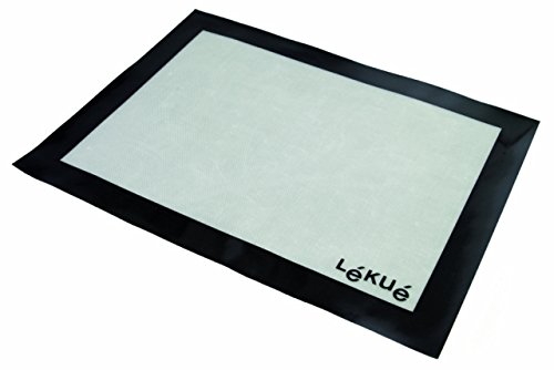 Lekue 12 by 16-Inch Silicone Baking Mat, Clear